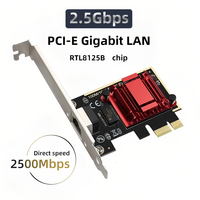 Adaptador de red con cable PCI-E de 1000Mbps y 2500Mbps, tarjeta de red PCIe a RJ45 de 2,5G, tarjeta Lan Nic de alta velocidad para juegos de PC de escritorio
