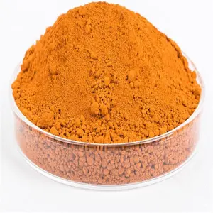 Harga pabrik 960 warna bubuk tanah liat bata oranye besi oksida pigmen warna semen