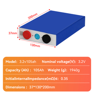 Celdas de Batería de Litio Prismáticas EV 3.2V 50Ah 100Ah 105Ah 120Ah 150AH 200AH 230AH 280AH 304AH 314Ah 320AH - Product Image 2
