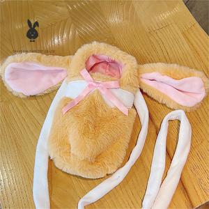 Bán buôn dễ thương gấu và thỏ sang trọng cốc Bìa Hot Phong Cách quà tặng cho trẻ em và cô gái chất liệu cotton với PP bông Điền - Product Image 2