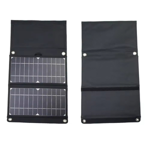 Precio Directo de Fábrica, Paneles Solares Plegables Portátiles Negros al por Mayor, para RV, Camping, Carga de Teléfonos Móviles, PV 15W 21W 28W, Envío Gratis - Product Image 4