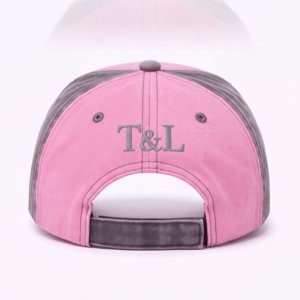 Casquette de camping 5 panneaux en jean vieilli brodé en chenille 3D noire avec logo personnalisé, style vintage, vente en gros, fabricant de casquettes - Product Image 6