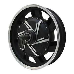 Moteur de moyeu arrière pour moto électrique HH haute puissance 17x3.5J 17 pouces 72V3000W 5000W 6000W40H 45H 50H avec frein à disque côté droit - Product Image 1