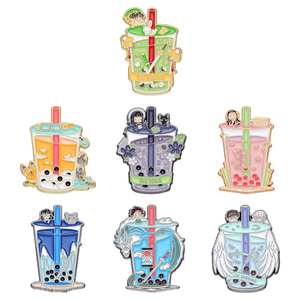 Fabrika toptan sevimli hayvan emaye pimleri özel karikatür kabak yaka rozetleri - Product Image 6