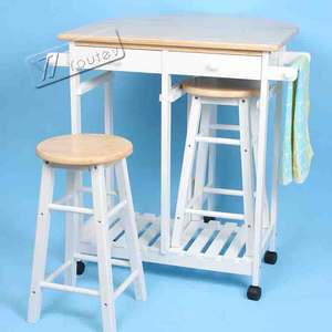 <span class=keywords><strong>Mesa</strong></span> <span class=keywords><strong>de</strong></span> Comedor Plegable Blanca <span class=keywords><strong>con</strong></span> <span class=keywords><strong>Dos</strong></span> Cajones <span class=keywords><strong>de</strong></span> Almacenamiento y <span class=keywords><strong>Dos</strong></span> <span class=keywords><strong>Taburetes</strong></span> Altos, Juego <span class=keywords><strong>de</strong></span> <span class=keywords><strong>Mesa</strong></span> <span class=keywords><strong>de</strong></span> <span class=keywords><strong>Cocina</strong></span> Móvil <span class=keywords><strong>con</strong></span> Ruedas, Muebles <span class=keywords><strong>de</strong></span> Sala <span class=keywords><strong>de</strong></span> Estar - Product Image 2