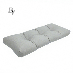 Cojín Impermeable para Banco de Exterior con Protección Solar, Desmontable, Lavable, Antiácaros, Soporte Lumbar, 100% Poliéster Espuma - Product Image 3
