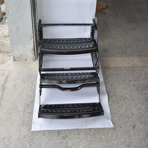 Nouveauté <span class=keywords><strong>2022</strong></span>, facile à installer, échelles pliantes manuelles à 3 niveaux pour <span class=keywords><strong>caravane</strong></span>, camping-car, remorque, camping-car - Product Image 2