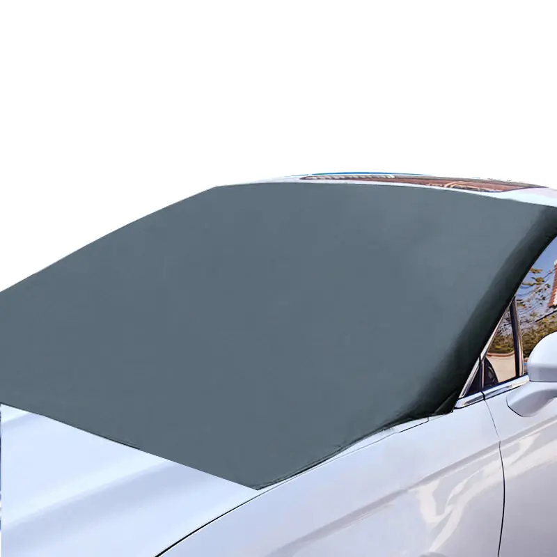 Outstanding Customized Logo Foldable Windshield Protector Snow Ice Cover Car Sunshade Snow Cover with Magnets for Car