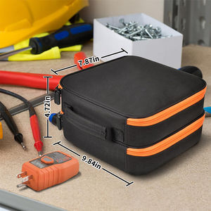 Bolsa dura Eva impermeable para multímetro digital <span class=keywords><strong>Fluke</strong></span> 18B + F18b + y probador de continuidad y corriente de voltaje eléctrico - Product Image 4