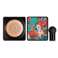 Krim BB Mineral Cushion Grosir, Foundation Kompak Warna Beige Alami, Puff Membran Bionik, Tahan Lama, Tabir Surya, Riasan untuk Semua Jenis Kulit