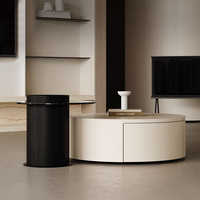 Meuble de salon moderne meuble TV en pierre frittée et table basse pour usage domestique