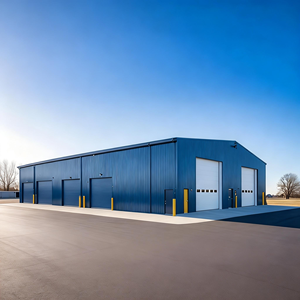Almacén Prefabricado de Estructura de Acero Moderna, Acero Galvanizado de Alta Resistencia, Ecológico y Fácil de Instalar para Pequeñas y Medianas Empresas - Product Image 2
