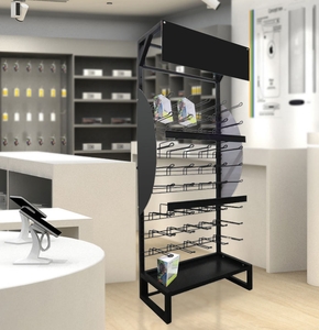 Soporte de suelo de Metal de salida de fábrica, estante de exhibición, caja de teléfono móvil, organizador de accesorios para Tienda Móvil - Product Image 3