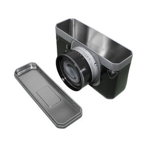 Boîte de rangement en fer blanc au design réaliste de caméra, avec couvercle à vis et impression offset, pour artisanat, petites collations et mini-cadeaux - Product Image 3