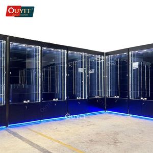 Tùy chỉnh cửa hàng tiện lợi thuốc lá nhiều tủ 6ft Tempered <span class=keywords><strong>Glass</strong></span> Showcase khói cửa hàng Kệ khói cửa hàng hiển thị giá - Product Image 4