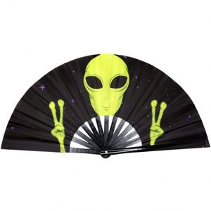 Abanico de Mano Profesional Personalizado con Letras, Diseño Duradero de Plástico, Estilo Romántico, Hecho a Mano, Pluma de Pavo de 11 Pulgadas, Práctico - Product Image 1