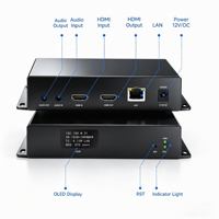 Encodeur vidéo HDMI ORIVISION H.265 avec écran OLED 4K, sortie HDMI en boucle, faible latence SRT, diffusion en direct pour églises, événements sportifs, IPTV