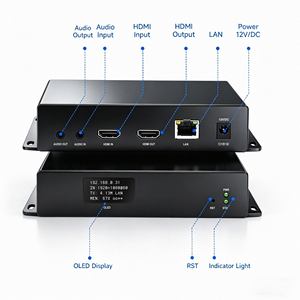 Encodeur vidéo HDMI professionnel ORIVISION H.265 avec écran OLED, sortie HDMI en boucle, faible latence SRT, pour diffusion en direct d'événements sportifs et religieux, <span class=keywords><strong>IPTV</strong></span> - Product Image 6