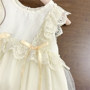 Vestido de Princesa con Volantes y Lazo para Niñas Pequeñas, Ideal para Fiestas de Verano y Uso Diario Informal - Product Image 6