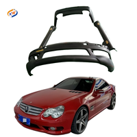 Passend für Mercedes-Benz SL-Klasse R230 Aufgerüstetes SL55 AMG Karosserie-Kit Frontstoßstange Seitenschweller Heckstoßstange Glasfaser-Kit