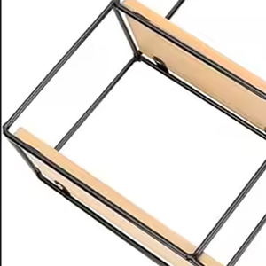 Étagères métalliques pour mur étagère murale de haute qualité <span class=keywords><strong>forme</strong></span> de <span class=keywords><strong>maison</strong></span> cadre en métal meubles de salon étagère murale décorative - Product Image 5