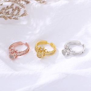Crown 100 Languages I Love You Projection <b>Ring</b> Personality Opening <b>Couple</b> <b>Rings</b> Popular 2022 Gold <b>Rings</b> Jewelry - Product Image 3