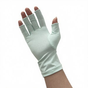 Ninecci Unisex Summer UV Protection <b>Fingerless</b> Driving <b>Gloves</b> (Nylon One Size) for Outdoor Activities - Product Image 3