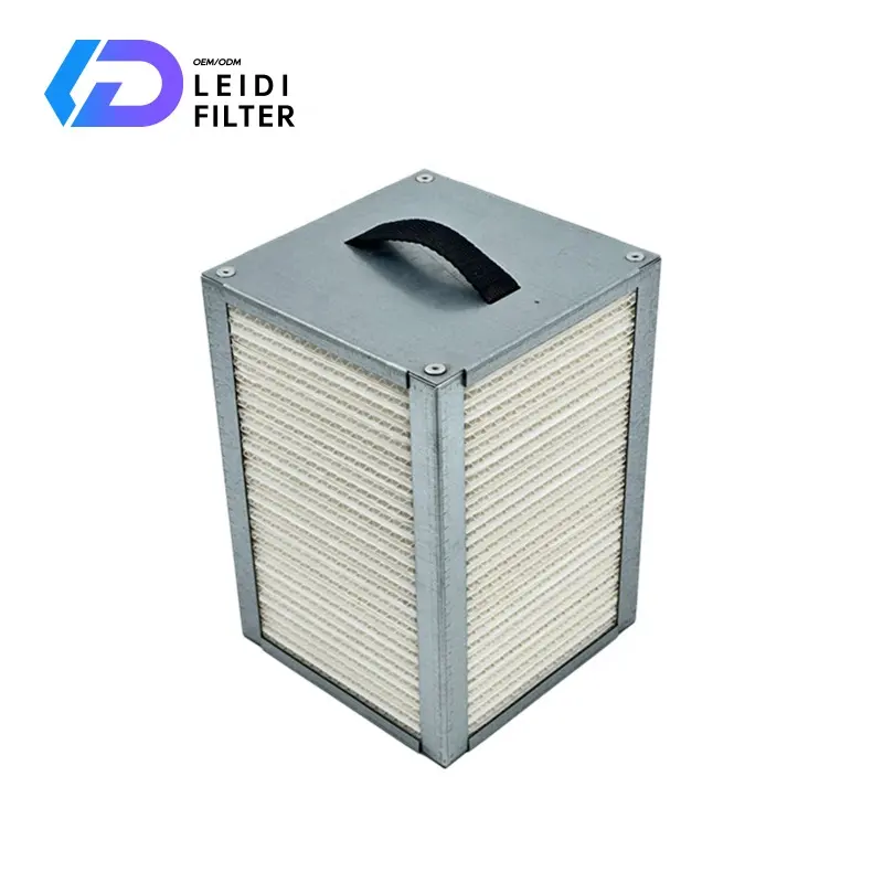 Ld 2024 Oem Luchtfilter Maken Machine 200*140*140 Directe Uitbreiding Zuiverende Airconditioning Unit Reiniger Hepa Luchtfilter