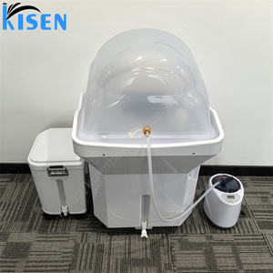 KISEN-Cuenco de champú portátil para peluquería, equipo de spa con almacenamiento de agua, moderno fregadero móvil para peluquería, barbería, 60L - Product Image 6