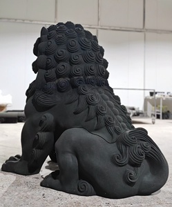 <span class=keywords><strong>Statue</strong></span> de lion <span class=keywords><strong>en</strong></span> marbre africain à impression 3d personnalisée - Product Image 5