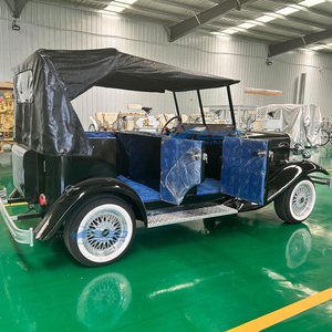 Coche Eléctrico Clásico Negro, Popular, de Lujo, Original, Retro, Turístico, Antiguo, de 4 Ruedas - Product Image 6