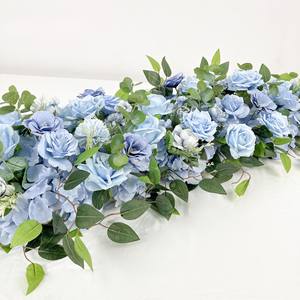 طاولة تزيين للزفاف بترتيب الزهور الزرقاء عالية الجودة - Product Image 5