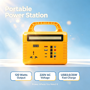 Station d'alimentation portable Meimu, 144Wh |   Batterie de secours LiFePO4, générateur solaire pour l'extérieur, le camping, les voyages, la chasse, les pannes de courant - Product Image 2