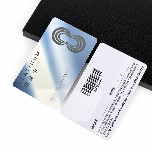 Offset Printed Magnetic Plastic Membership VIP Card Waterproof Glossy PVC with Signature Panel