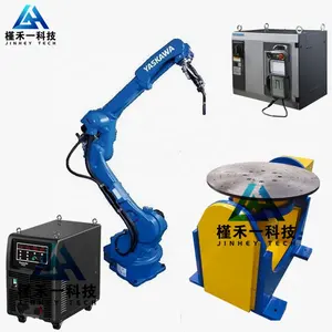 Sold by Chinese manufacturers dual axis rotatable P type welding machine robot rotating positioner for KUKA, YASKAWA FANUC robot