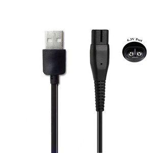 Cargador de Afeitadora Cantell de 4.3V <span class=keywords><strong>para</strong></span> A00390, <span class=keywords><strong>Cable</strong></span> USB de Carga de 4.3V Sin Amplificador, Adaptador de <span class=keywords><strong>Cable</strong></span> <span class=keywords><strong>para</strong></span> Afeitadora <span class=keywords><strong>PHILIPS</strong></span> - Product Image 1
