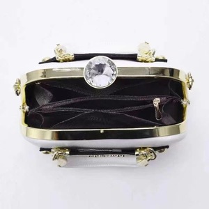 Women Shell Handbag Horizontal <b>Square</b> Zipper Closure Wedding Fashion Trend Casual Everyday Outfits - Product Image 1