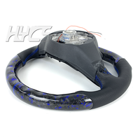 Accessoires d'intérieur de voiture Affichage à LED Volant en fibre de carbone forgé pour Volkswagen Golf 8 MK8 GTI R Line Scirocco GTS R