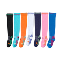 Chaussettes de Compression Mollet Élastique Sports Cyclisme Running Yoga Chaussettes Hommes Longs Bas de Compression en Stock