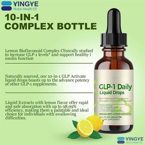 Groothandel OEM Private Label Natuurlijk Kruidenextract 10-in-1 GLP-1 Dagelijkse Druppels Supplementen voor Darm- en Metabolismegezondheid - Product Image 4