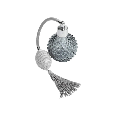 Hot Sale 3.4 Oz Vintage Style Clear Glass Empty Refillable Perfume Bottle With Long Tassel