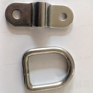 Anneau de traction de type D 45x42mm, crochet de chargement en acier de 10mm d'épaisseur pour fixation de corde de levage de camion ou de fourgonnette - Product Image 2