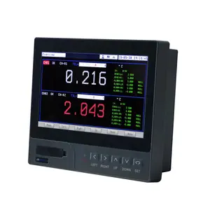 MPR5000SE:7 ''Ecran tactile industriel numérique 2/4/6 canaux analogique + PT100 + enregistreur de données de température thermocouple avec USB + RS485