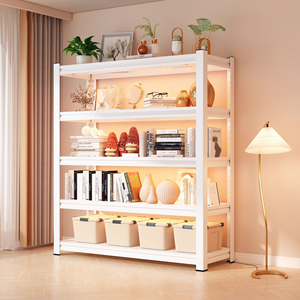 Étagère d'<span class=keywords><strong>angle</strong></span> en acier pour supermarché, pour le salon, étagères multi-niveaux pour le rangement, étagère de rangement - Product Image 1