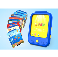 Tablette éducative interactive pour enfants : Apprentissage de la logique et des langues, jouet d'apprentissage précoce, cadeau, machine d'apprentissage avec cartes