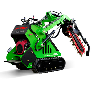 USA Popular Mini Skid Loader 350kg 400kg 600kg Stump Grinder Walk Behind Crawler Mini Skid Steer Loader
