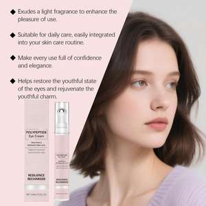ครีมบำรุงรอบดวงตาเปปไทด์ 15 มล. รับผลิตแบบ OEM แบรนด์ส่วนตัว วีแกน ลดเลือนริ้วรอย ฟื้นฟูผิวให้กระจ่างใส - Product Image 6