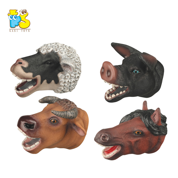 Экологически чистый материал, ферма, животное, ручная кукла, игрушка для детей, развивающая, полная воображения, Интерактивная игрушка