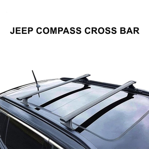 Barras Transversales para Techo de Auto JOESHIER, Aleación de Aluminio, Capacidad de Carga 100 kg + Equipaje, Rieles Portaequipajes, Instalación para Jeep Compass 2018-2021 - Product Image 2