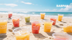 แก้วบ๊อบาแบบกำหนดเองขนาด 16 ออนซ์ 20 ออนซ์ 24 ออนซ์ แก้วพลาสติก PET PP ทันสมัย ทนทาน สำหรับร้านชานมไข่มุกและสมูทตี้ - Product Image 6